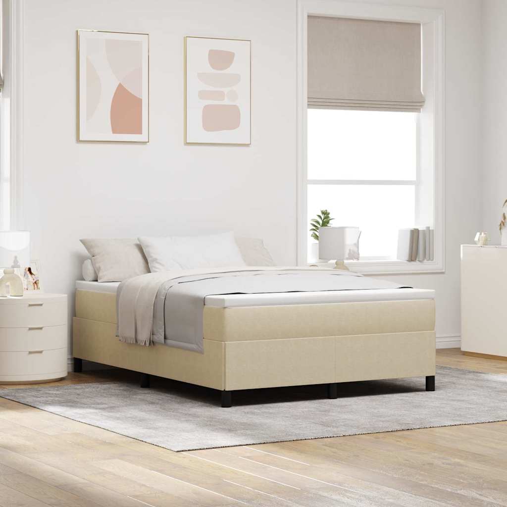 Boxspringbett 160x200 Grau-Grün Cordstoff