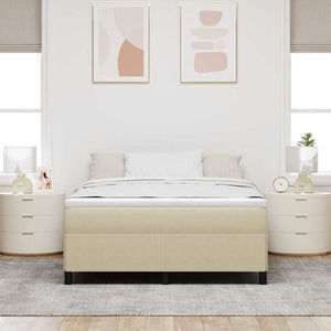 Boxspringbett 160x200 Grau-Grün Cordstoff