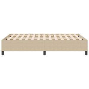 Boxspringbett 160x200 Grau-Grün Cordstoff