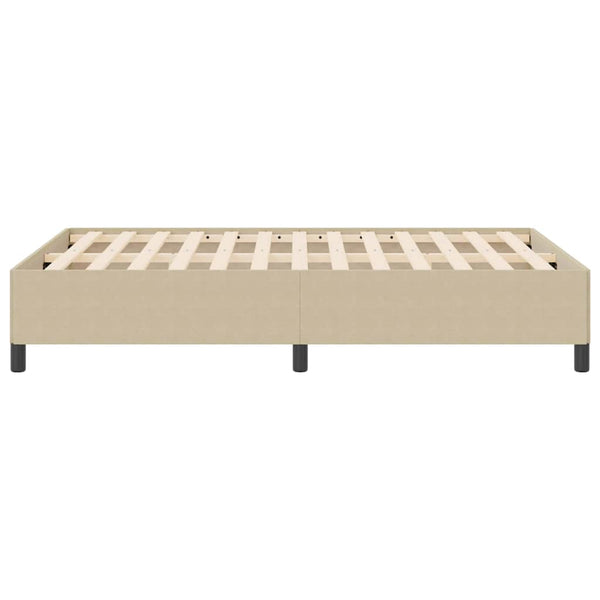 Boxspringbett 160x200 Grau-Grün Cordstoff