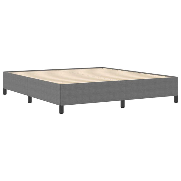 Boxspringbett Hellgrau Cord 180x200 cm