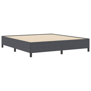 Boxspringbett Dunkelgrau 180x200 cm Cordstoff