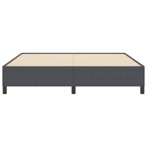 Boxspringbett Dunkelgrau 180x200 cm Cordstoff