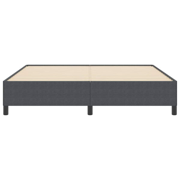 Boxspringbett Dunkelgrau 180x200 cm Cordstoff