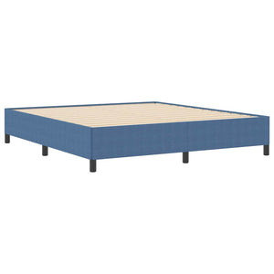 Boxspringbett Blau 180x200 cm Cordstoff