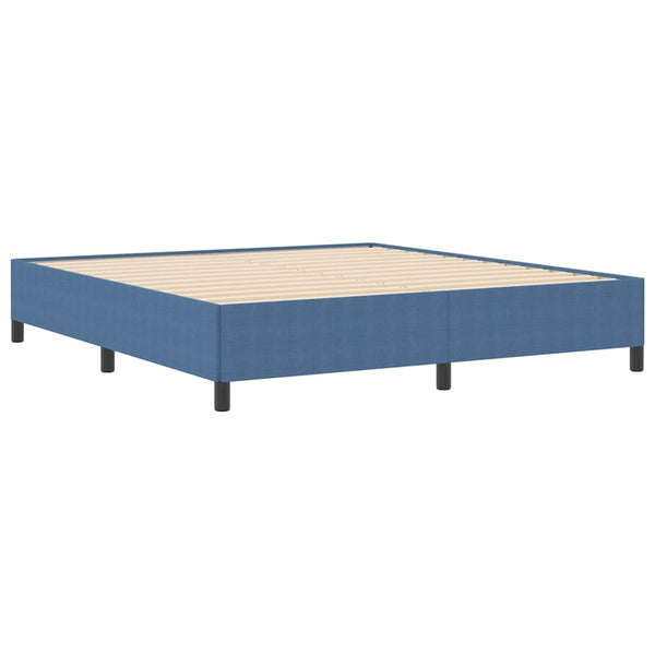 Boxspringbett Blau 180x200 cm Cordstoff