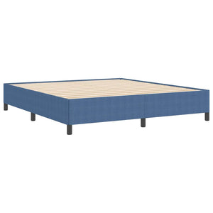 Boxspringbett Blau 180x200 cm Cordstoff