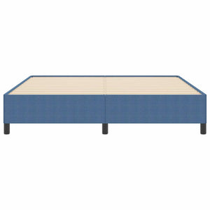 Boxspringbett Blau 180x200 cm Cordstoff