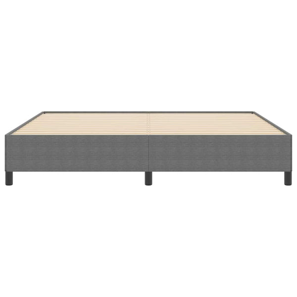 Boxspringbett Hellgrau 200x200 cm Cordstoff