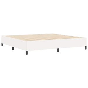 Boxspringbett Creme 200x200 cm Cordstoff