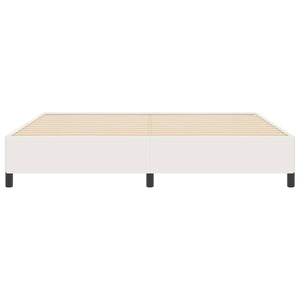 Boxspringbett Creme 200x200 cm Cordstoff