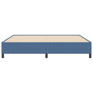 Boxspringbett Blau 200x200 cm Cordstoff