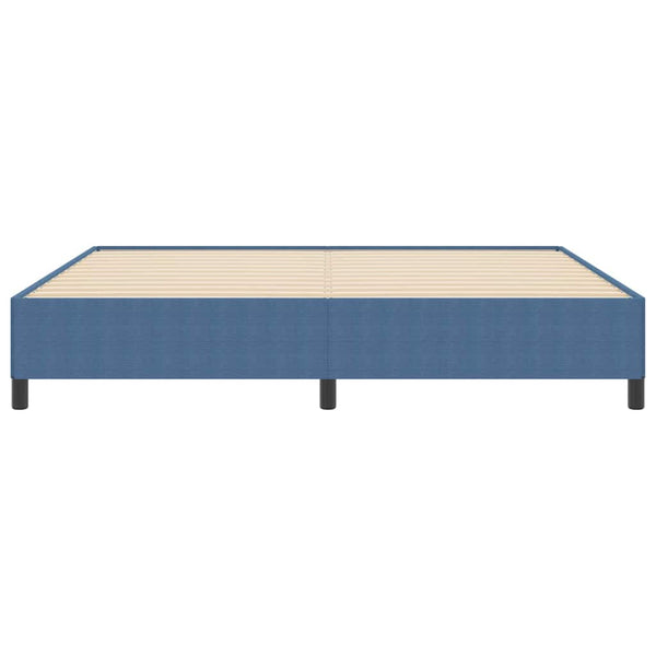 Boxspringbett Blau 200x200 cm Cordstoff