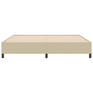 Boxspringbett 200x200 cm Grau-Grün Cordstoff