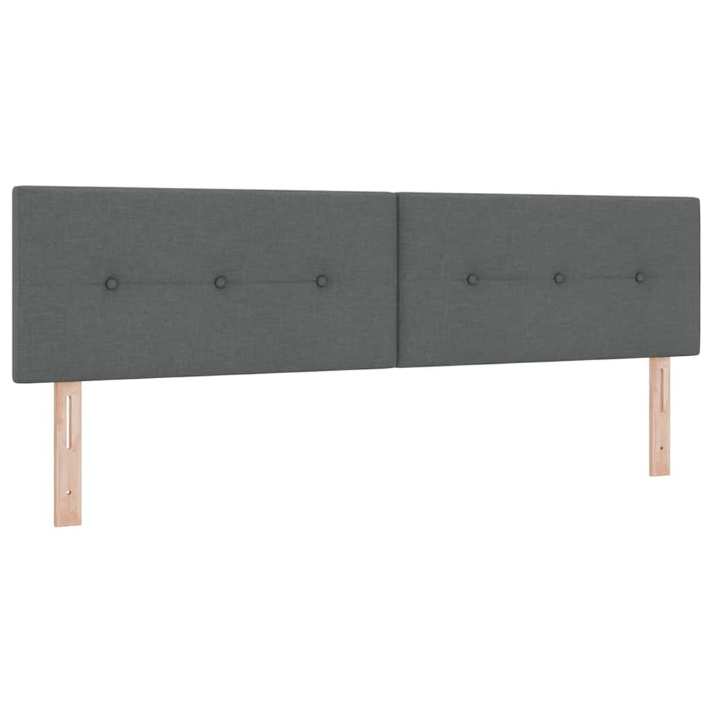 Höhenverstellbares Kopfteil Dunkelgrau 180 cm