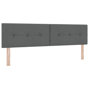 Höhenverstellbares Kopfteil Dunkelgrau 180 cm