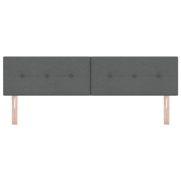 Höhenverstellbares Kopfteil Dunkelgrau 180 cm
