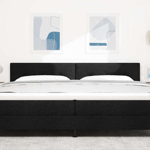 Höhenverstellbares Kopfteil Schwarz 200 cm