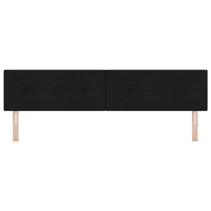 Höhenverstellbares Kopfteil Schwarz 200 cm