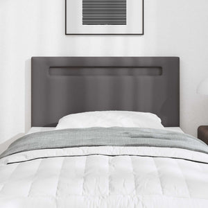 LED Kopfteil Grau 90cm