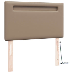 LED Kopfteil Cappuccino 90 cm Kunstleder