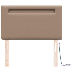 LED Kopfteil Cappuccino 90 cm Kunstleder
