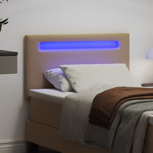 LED Kopfteil Cappuccino 100cm