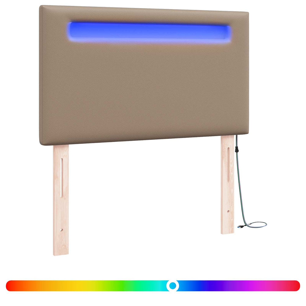 LED Kopfteil Cappuccino 100cm
