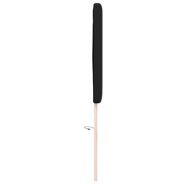 LED Kopfteil Schwarz 144 cm
