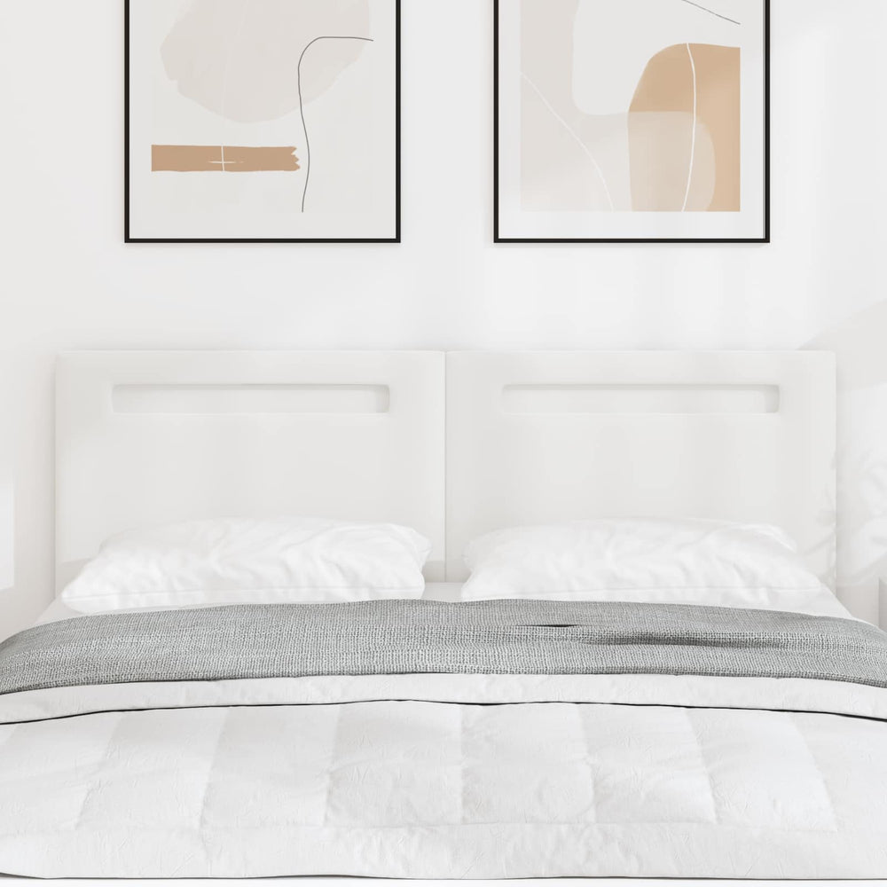 LED Kopfteil Weiß 160cm