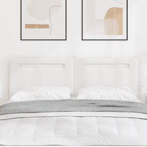 LED Kopfteil Weiß 160cm