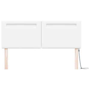 LED Kopfteil Weiß 160cm