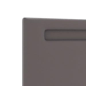 LED Kopfteil Grau 160cm Kunstleder