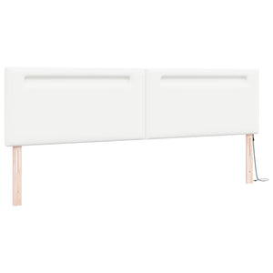 LED Kopfteil Weiß 200 cm