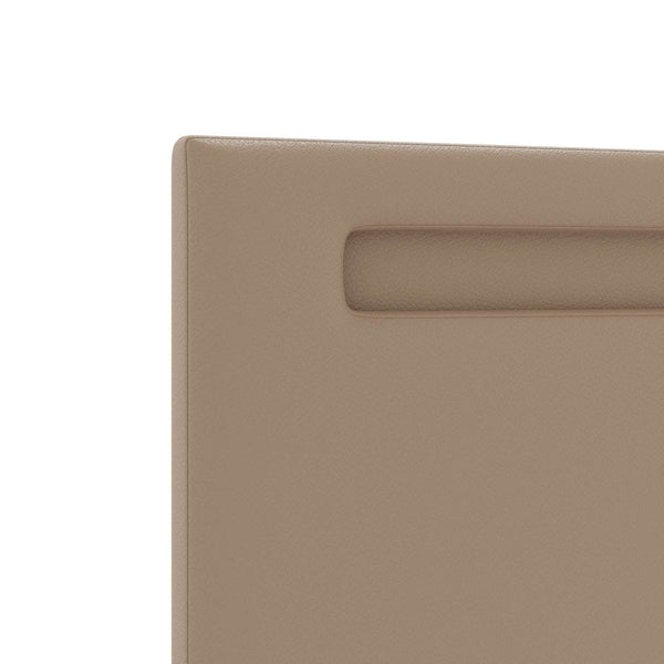 LED Kopfteil Cappuccino 200cm Kunstleder