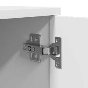 Aufbewahrungsschrank Weiß, 2er-Set