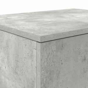 Beton Grauer Aufbewahrungsschrank, 2er-Set