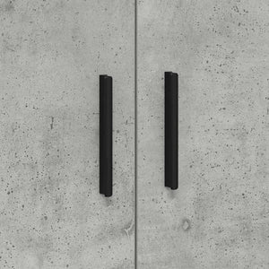 Beton Grauer Aufbewahrungsschrank, 2er-Set