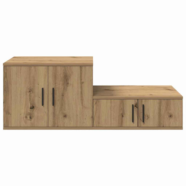 Aufbewahrungsschrank Artisan-Eiche, 2er-Set
