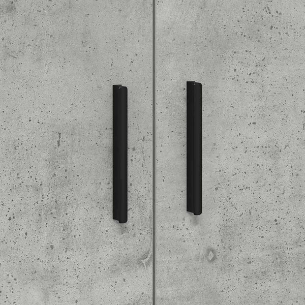 Beton Grauer Aufbewahrungsschrank, 2er-Set
