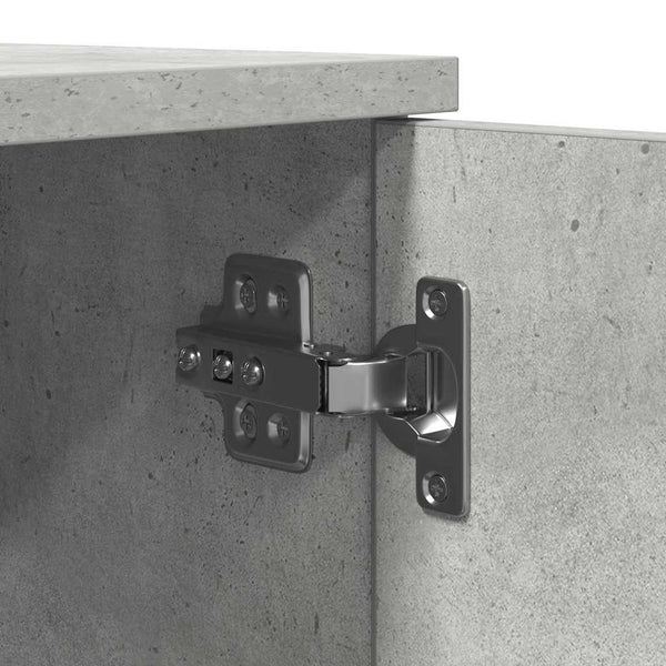 Beton Grauer Aufbewahrungsschrank, 2er-Set