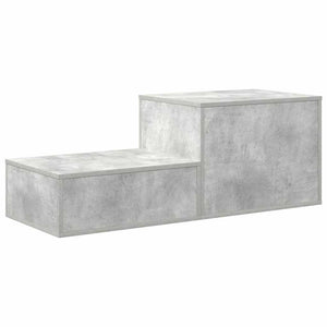 Beton Grauer Aufbewahrungsschrank, 2er-Set