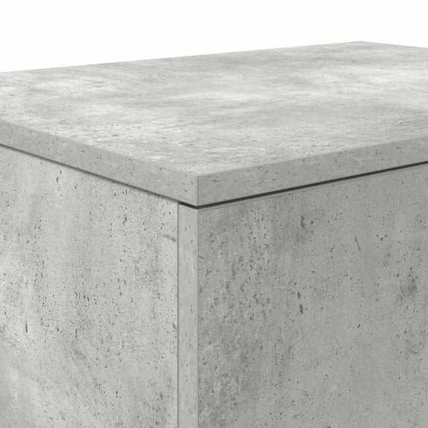 Beton Grauer Aufbewahrungsschrank, 2er-Set