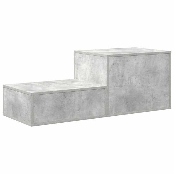 Beton Grauer Aufbewahrungsschrank, 2er-Set