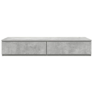 Bettschubladen Beton Grau 100 cm