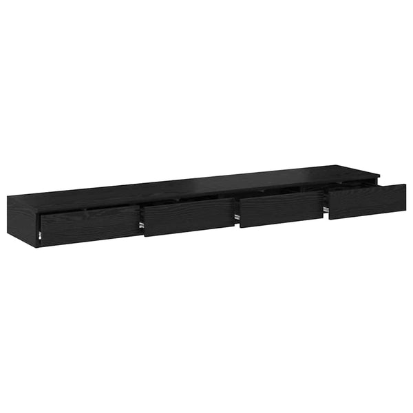 Bettschubladen Schwarz Eiche 200 cm