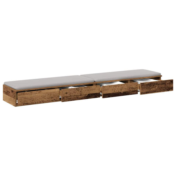 Bettschubladen Altholz 200 cm