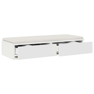 Weiße Bettschubladen 80 cm