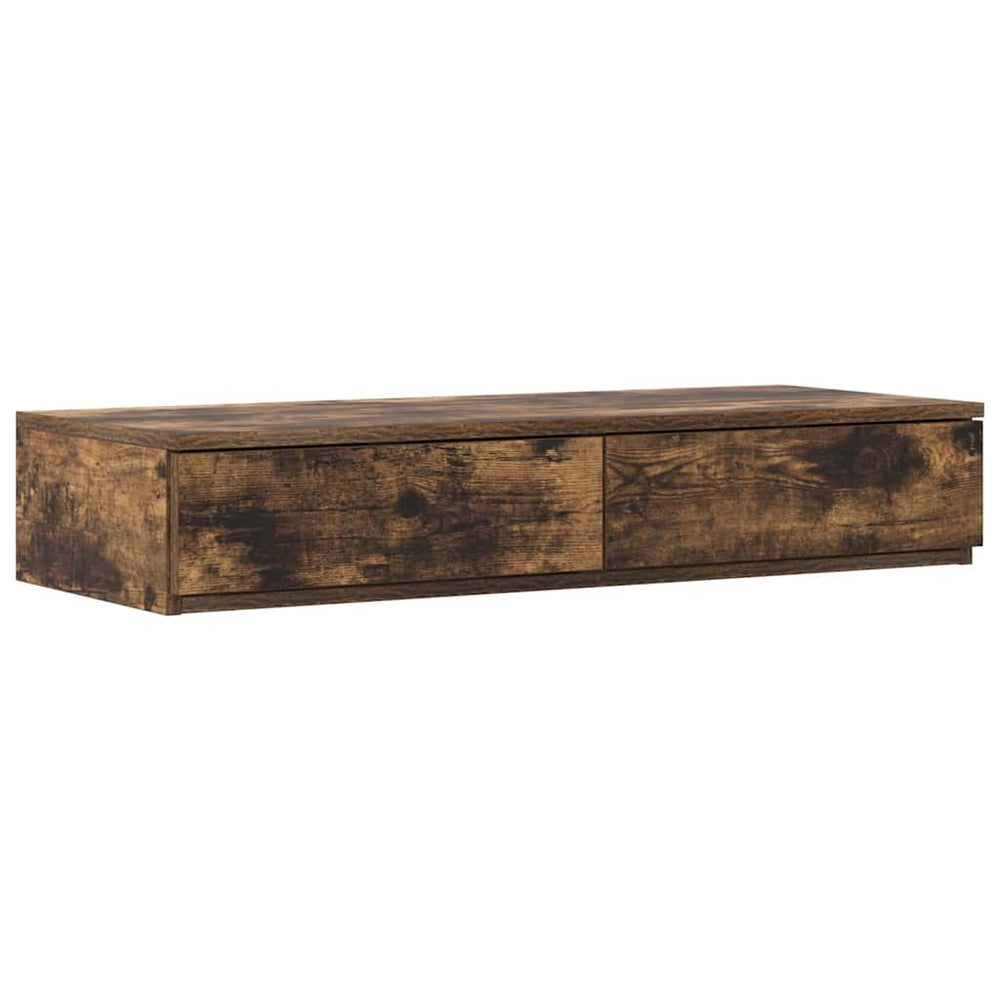 Bettschubladen Geräucherte Eiche 80 cm