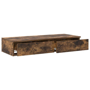 Bettschubladen Geräucherte Eiche 80 cm